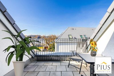 Stilvolles Wohnen! Moderne, barrierefreie 3-Zi.-Whg., Bj. 2019, KfW55, Loggia, incl. EBK u. TG-Stell