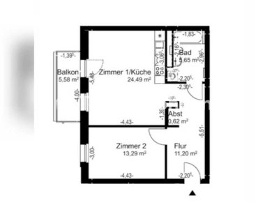 Tauschwohnung: Moderne 2-Zimmer-Neubauwohnung in Gropiusstadt