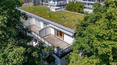 2-Zimmer-Wohnung im Penthouse-Flair und Dachterrasse in München-Laim