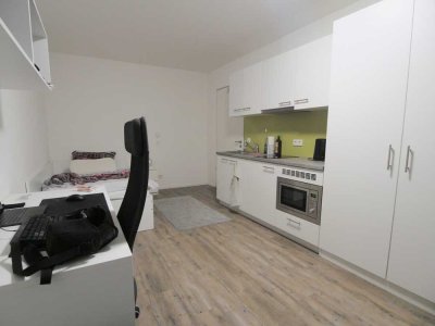 Wohnen in der Innenstadt! Schönes Neubau-1- Zimmerappartement komplett möbliert