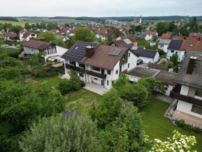 Odelzhausen A8, schöne DHH, 5 Zi, 2 Bäd, Erker, 2 Balk, Terr, gr. Garten