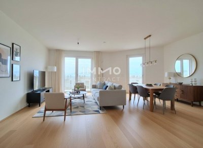 Design-Neubau: 3 Zimmer mit großem Balkon &amp; Komforttechnik