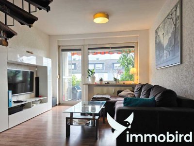 **Großzügige Maisonette-Wohnung mit Balkon, Garage und Gemeinschaftsgarten**