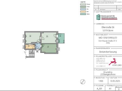 Schöne 2-Zimmerwohnung in Kassel, Dennhäuser Str. 22D, 2. OG links