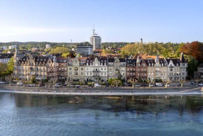 Penthouse in historischer Jugendstilvilla mit Seeblick – direkt an der Uferpromenade von Konstanz