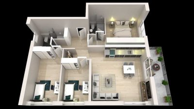 Exklusive 4-Zimmer-Erdgeschosswohnung mit gehobener Innenausstattung mit Balkon in Düren