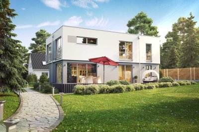 Eines von zwei neuen Einfamilienhäuser auf großem GST in zentraler und ruhiger Lage in Schwabmünchen