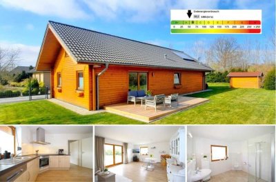 Ideal für jede Lebenslage: TOP moderner und gepflegter KfW-60-Bungalow aus ca. 2013!