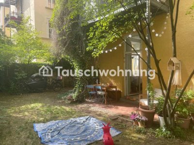 Tauschwohnung: EG Wohnung mit Terrasse zum Gemeinschaftsgarten