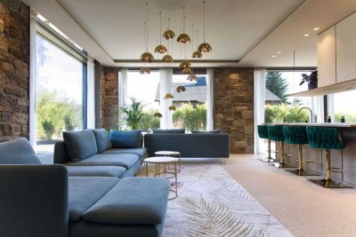 Luxuriöse ELW in Feng-Shui Haus zur Miete - voll möbliert!