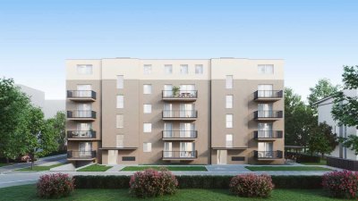 moderne Eigentumswohnung im Neubau mit Garten