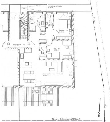Moderne 3-Zimmer-Wohnung mit Garten, Terrasse, Garage & Stellplatz