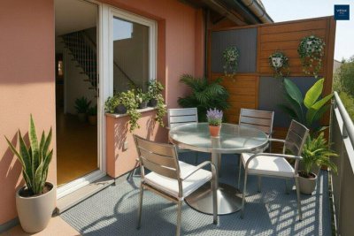 Maisonettewohnung mit Balkon in Puntigam – lichtdurchflutet, geräumig, mit Gestaltungsspielraum