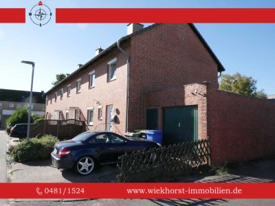Modernisiertes Reihenendhaus mit Garage in zentraler Lage der Kreisstadt Heide