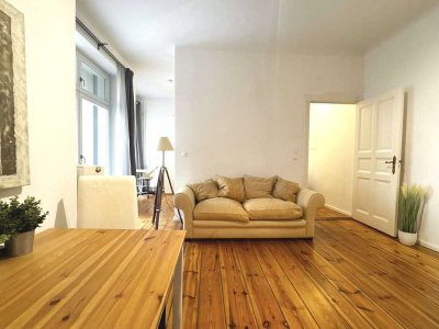 TOTAL SÜSSE 2 (1,5) ZIM-WHG. MIT SEHR GR. BALKON IN RUHIGEM ALTBAU UNWEIT SPREE-ARM IN MITTE/MOABIT