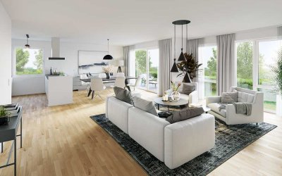 Eine Etage für sich! Geräumige 5-Zimmer-Wohnung mit großem Garten