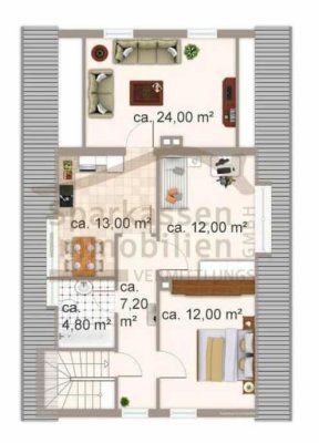 3 Zimmer Wohnung in Oberhaching