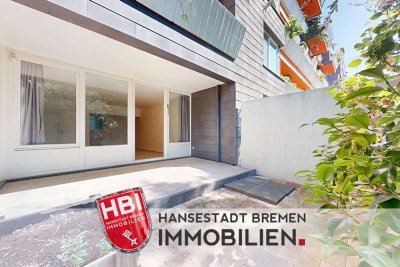 Gartenstadt-Vahr / 2-Zimmer-Erdgeschosswohnung mit großzügiger Terrasse und einem Hofgarten