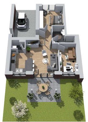 VORSCHAU | Behagliche Gartenwohnung inkl. Carport in Oldenburg / Eversten