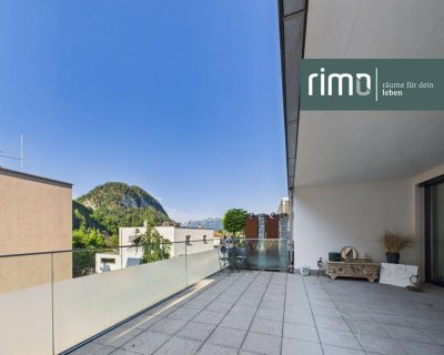 Charmante 2-Zimmerwohnung mit ca. 35 m² Terrasse am Götzner Berg