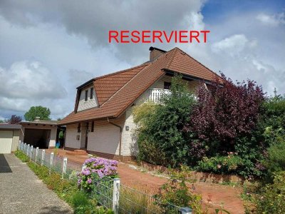**Reserviert, Anfragestop** voll unterkellerte Doppelhaushälfte in Kremperheide zu verkaufen