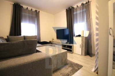 Gemütliche Erdgeschosswohnung mit großem Garten und Garage