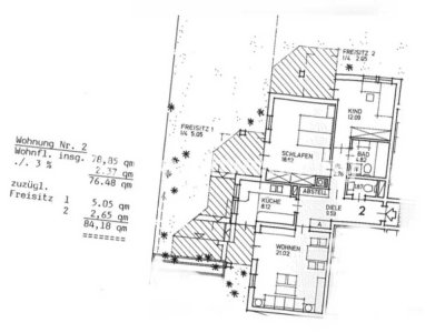 Tauschwohnung: 3-Zimmer-Wohnung in Freiburg Betzenhausen