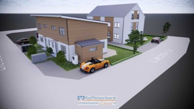 Modern und gut: KFW40-Neubau-Doppelhaushälften in Mühlried!