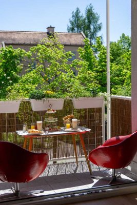 Helle, ruhige 3-Zi-ETW, Balkon, TG, im Herzen Ottobrunns (modernisiert, frei ab sofort, von privat)