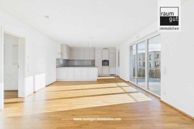 Ihr Wohntraum mit grünem Ausblick in Unterbach: 4-Zimmer-Wohnung mit Einbauküche und TG-Stellplatz