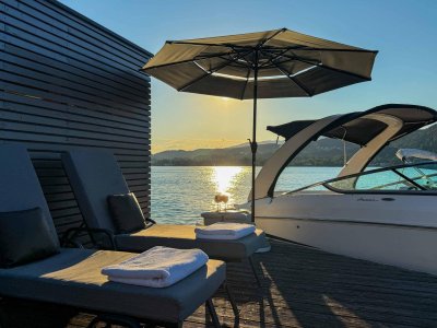 Ein Logenplatz am Wörthersee -Penthouse der Extraklasse mit exklusivem Strandbereich