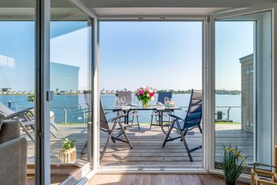 Exklusive Ferienwohnung direkt am Wasser mit Eigennutzung