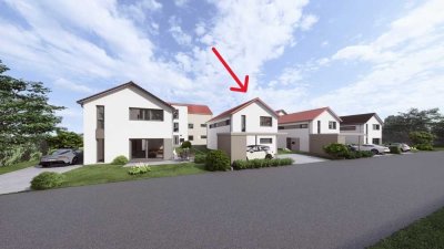 Modernes Massivhaus technikfertig in KfW 40 Bauweise von Hauser Massivbau in Vöhingen