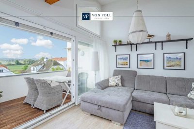 Ostseebad Kühlungsborn I Moderne, stilvolle 2-Zimmer-Dachgeschosswohnung mit Südbalkon in Strandnähe