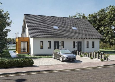Familienfreundlich und neu gebaut - Doppelhaushälften in Jena