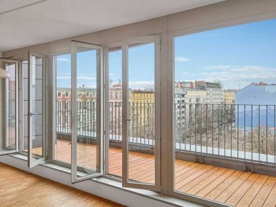 Luxuriöse Dachgeschosswohnung mit traumhaftem Ausblick in Berlin - Prenzlauer Berg