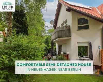 Family bliss on three levels with garden: comfortable semi-detached house in Neuenhagen near Berlin