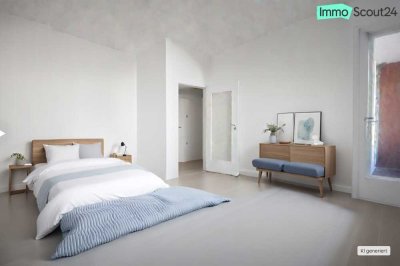 Bezugsfreie 1-Zimmer-Wohnung mit Balkon (Erstbezug nach Sanierung) in bester Lage von Berlin-Spandau