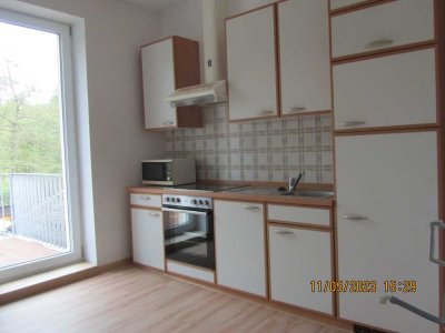 1-Zimmer-Wohnung, teilmöbliert mit EBK in Ebhausen + Balkon