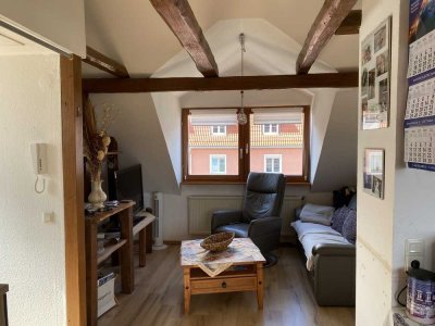 2 Zimmer Wohnung mit offener Küche und schönem Ausblick