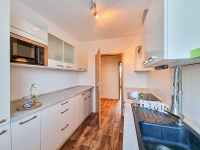 Grün wohnen am Nordpark – schöne Wohnung mit Einbauküche