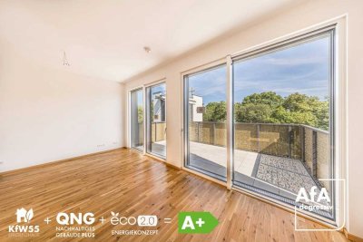 * Exklusives 4 Zimmer Penthouse * Waldstraßenviertel  * A+ NEUBAU * XXL BALKON * ECO2.0 * 04/26 *