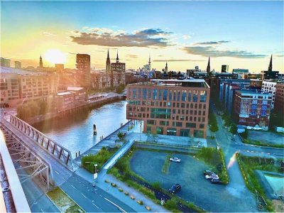 Luxus Design Appartement mit Elbblick