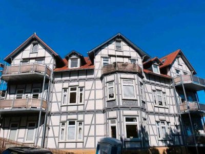 Goslar Steinbergviertel gehobene sonnige Wohnung 3,5 Zimmer großer Balkon mit tollem Ausblick
