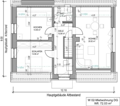 Exklusive 3-Raum-Wohnung (möbliert) in Duisburg-Baerl