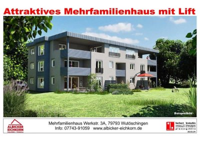 3 Zi. OG mit Balkon ca. 86 m² - Wohnung 6 - Werkstraße 3a, 79793 Wutöschingen - Neubau