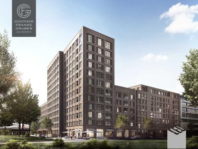 Traumhaft helle 3,5-Zimmer Wohnung mit 2 Balkonen im 7. OG in Hamburg-Uhlenhorst (teilmöbliert)