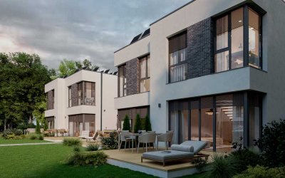 Erstbezug nach Neubau: Modernes 4-Zimmer-Townhouse in ruhiger Lage mit idyllischem Garten