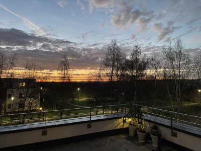 Neubau-Penthouse mit 3 Terrassen, Direktaufzug & hochwertiger Ausstattung