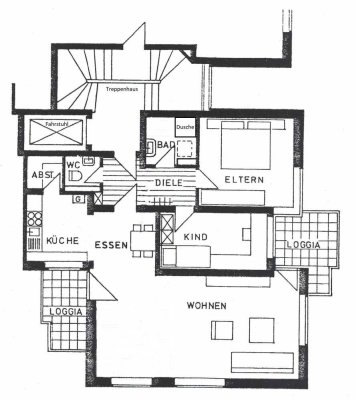 Gepflegte 3-Zimmer-Wohnung mit Balkon am Harpener Hellweg in Bochum Harpen, kein WBS und kein Amt